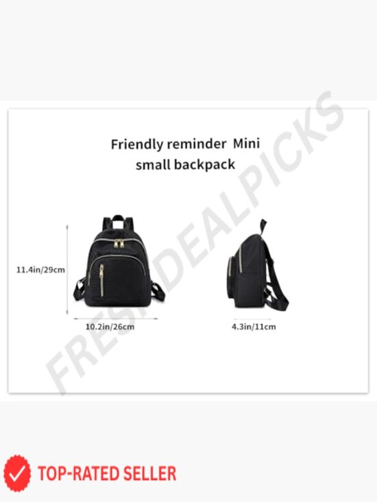 Mini Backpack Purse Nylon Water Resistant Fashion Casual Daypack Lightweight main image 4